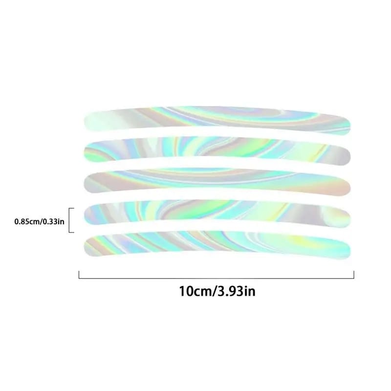 Car Wheel Stickers Luminous Fluorescent Reflective Stickers Motorcycle Wheel Decals Night Decoration