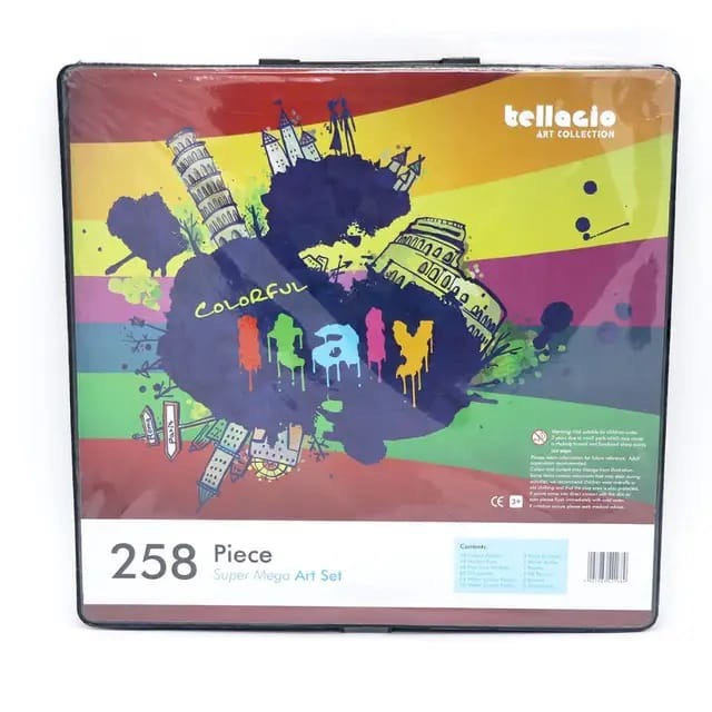 258 Piece Super Mega Art Set For Kids