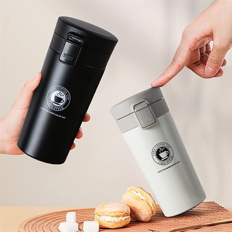 1000ml Vacuum Insulated Coffee Mug Random Colour