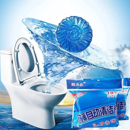 Automatic Toilet Flush Tank Blue Tab Tablet