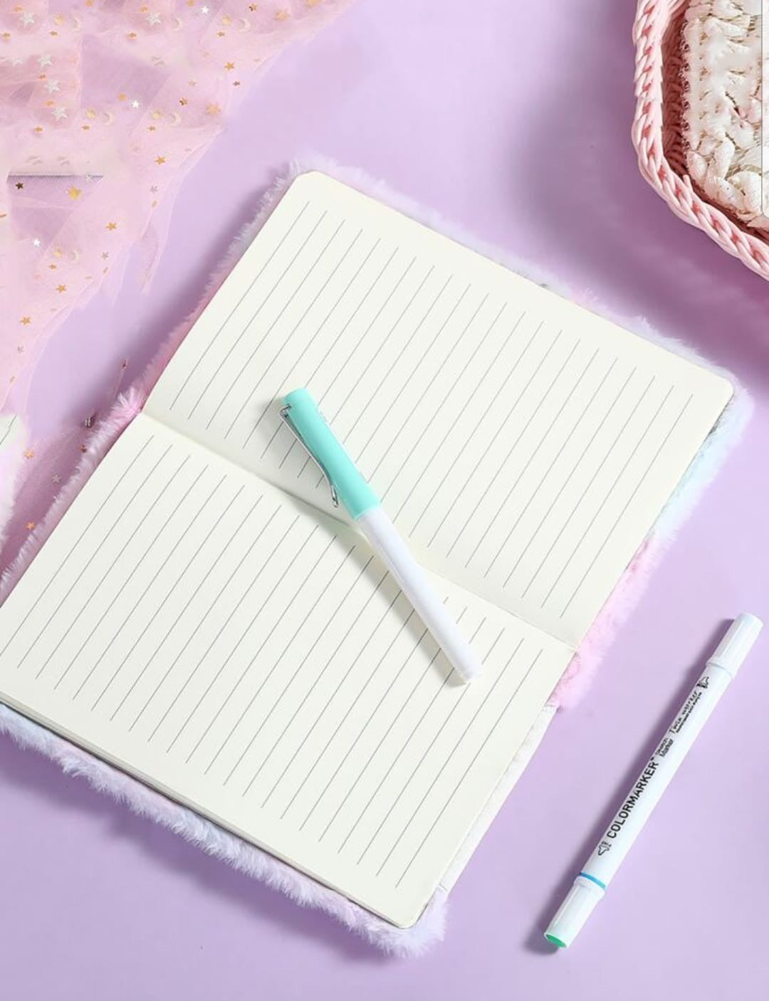 Fancy hairy Diary without lock for Boys and Girls High Quality Diary