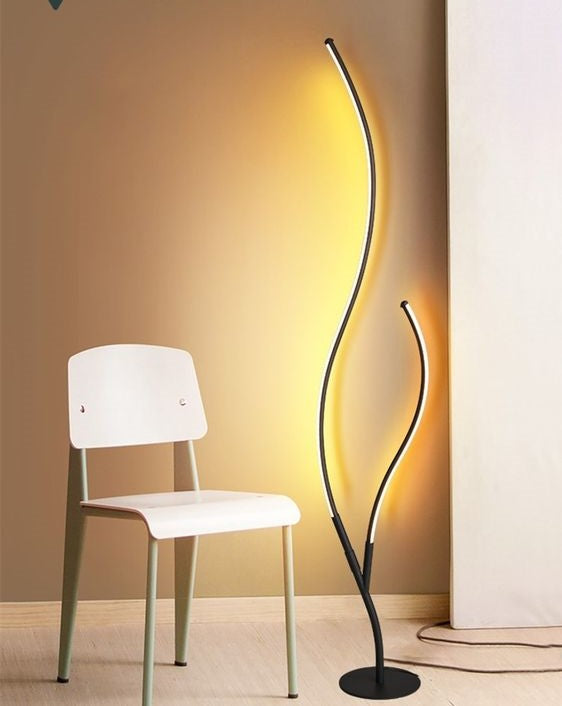 Modern Tree Neon Corner Floor Lamp Indoor