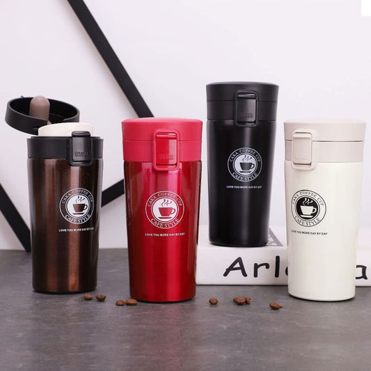 1000ml Vacuum Insulated Coffee Mug Random Colour