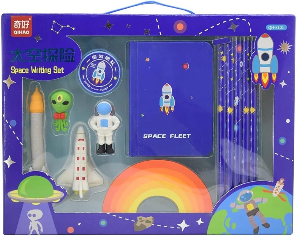 12 pieces outer space stationary set for Study