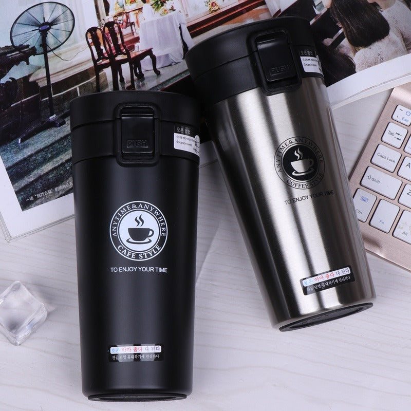 1000ml Vacuum Insulated Coffee Mug Random Colour