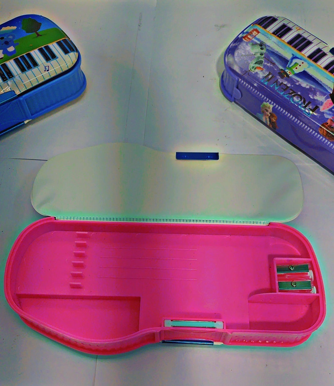 New Piano Design Pencil Box with 2 partitions