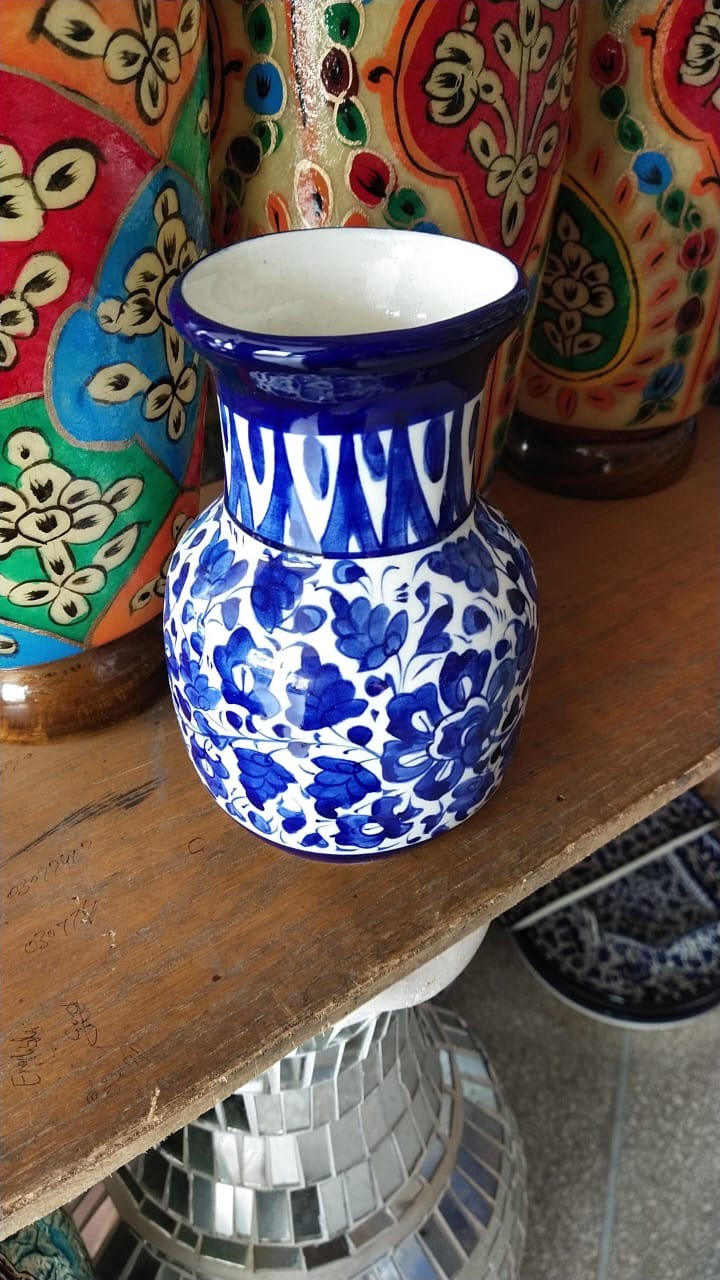 Beautiful Blue Handmade Vase