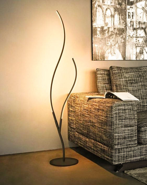 Modern Tree Neon Corner Floor Lamp Indoor