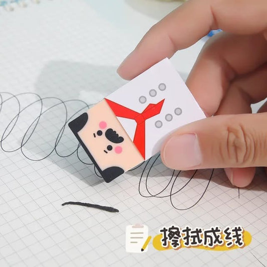 Creative Cartoon Bald Eraser Designer Smart Eraser