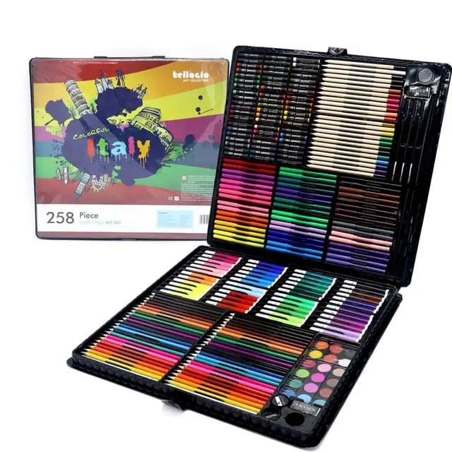 258 Piece Super Mega Art Set For Kids