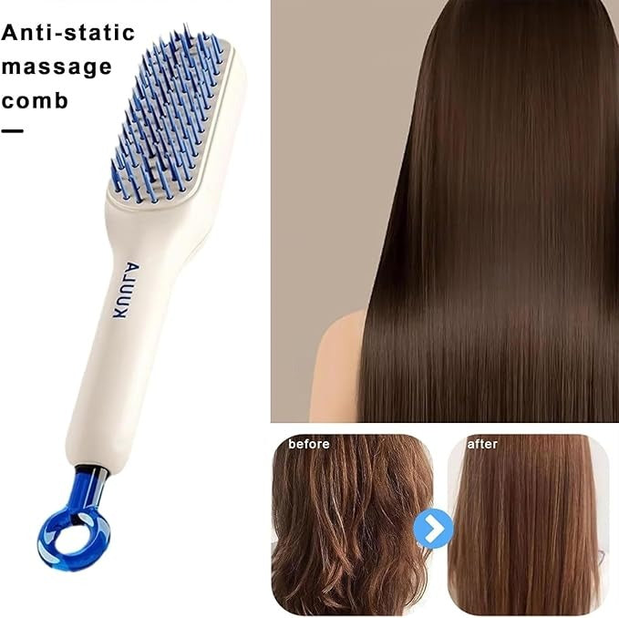 Anti-Hair Entangled Automatic Cleaning Portable Comb