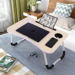 Wooden Gaming Laptop Table For Bed Foldable Stand Ergonomic Portable