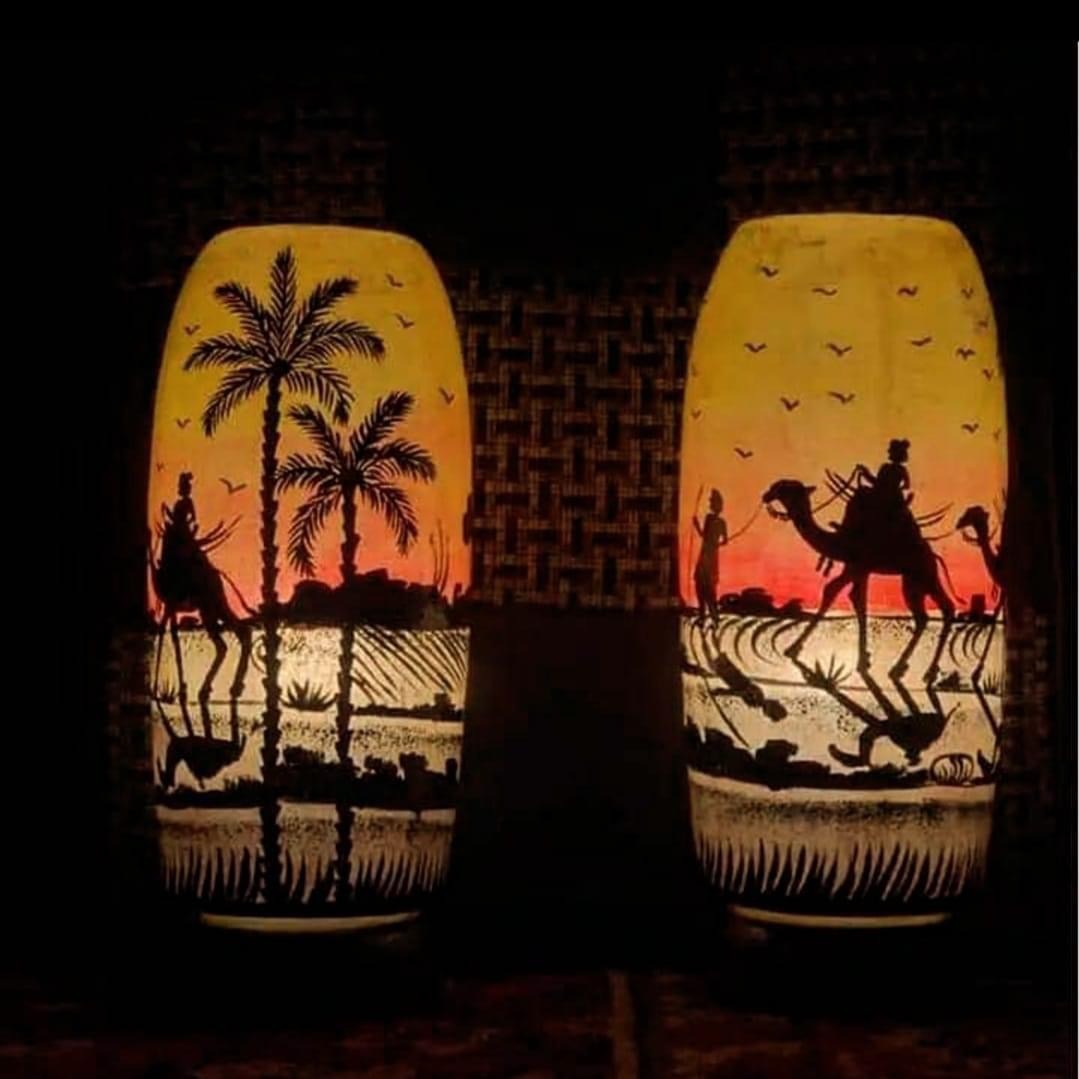 Tower shaped lamps collection Small(Pair)