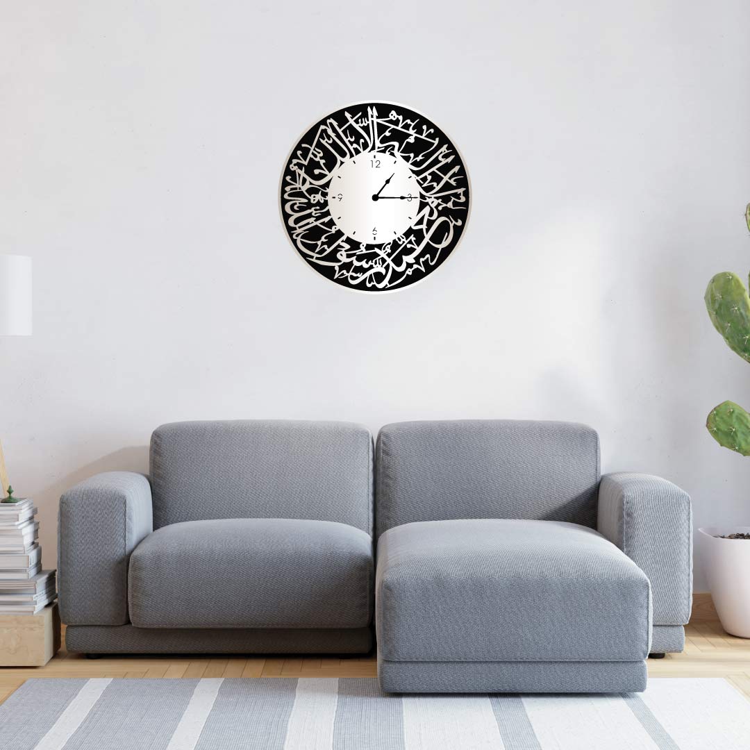 First Kalma Shahadah Islamic Wall Clocks