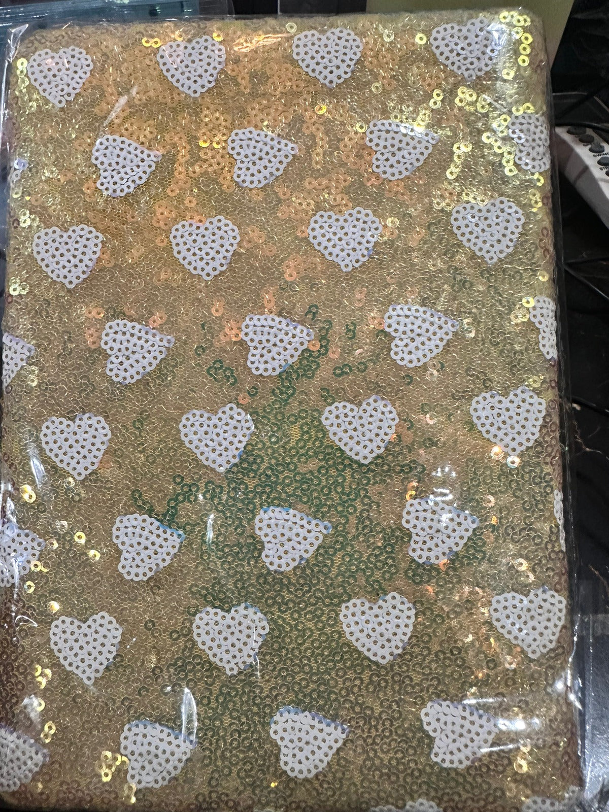Lace Decorated Woolen Cover Notebook