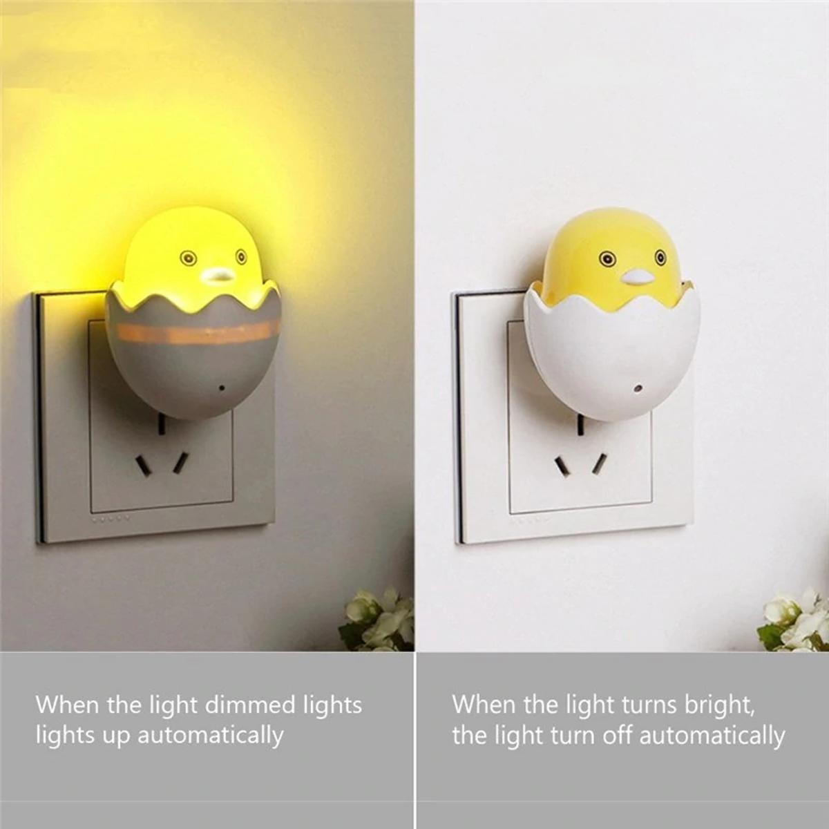 Duck Chick Bulb Sensor Light Night Lamp