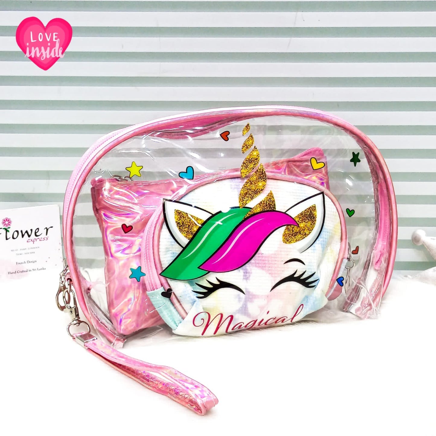 3 Pcs Organizer Bags Set for Girls