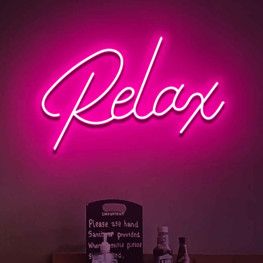 Relax Neon Sign - Neon Light