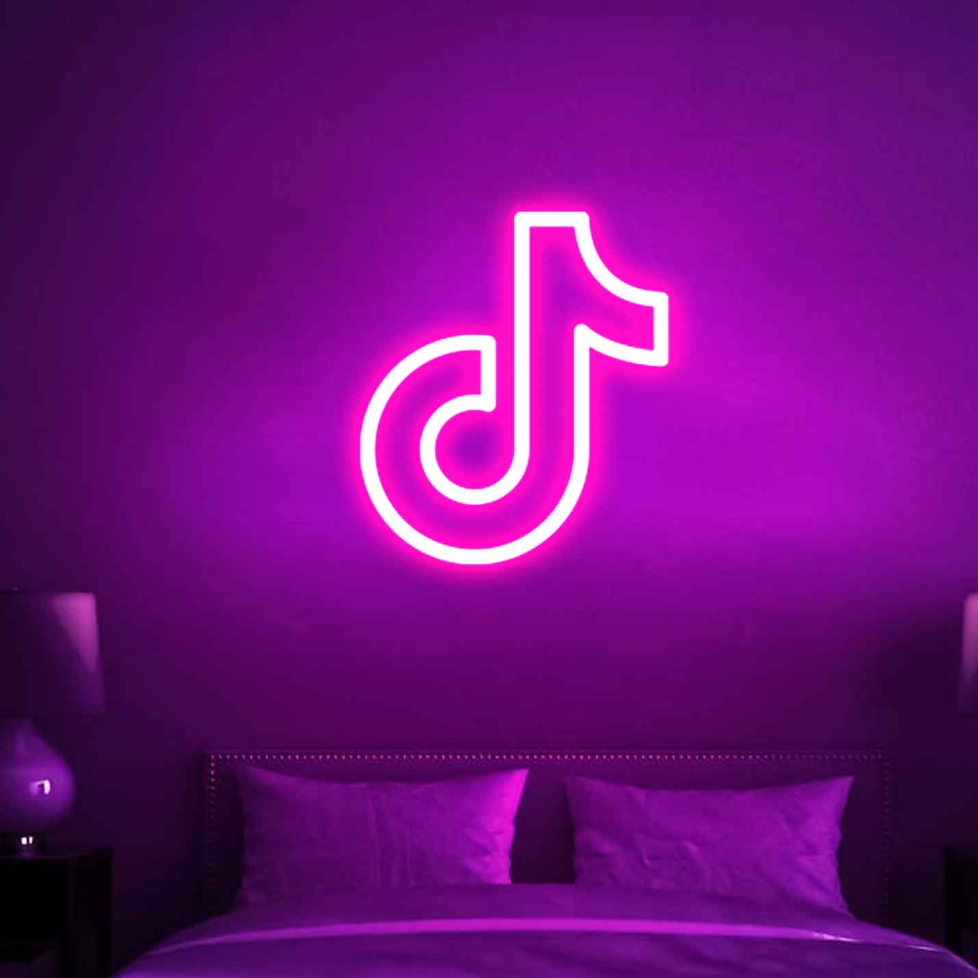 Tiktok Logo Neon Sign - Neon Light