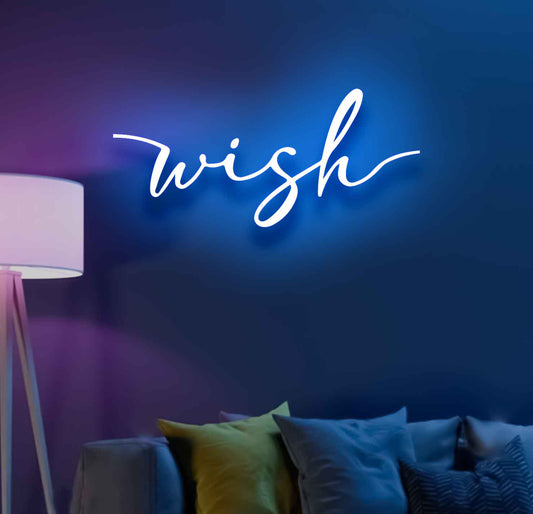 Wish Neon Sign