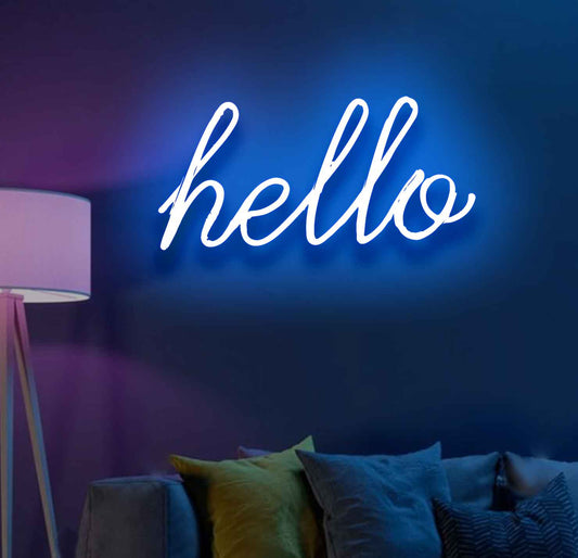 Hello Neon Sign - Neon Light