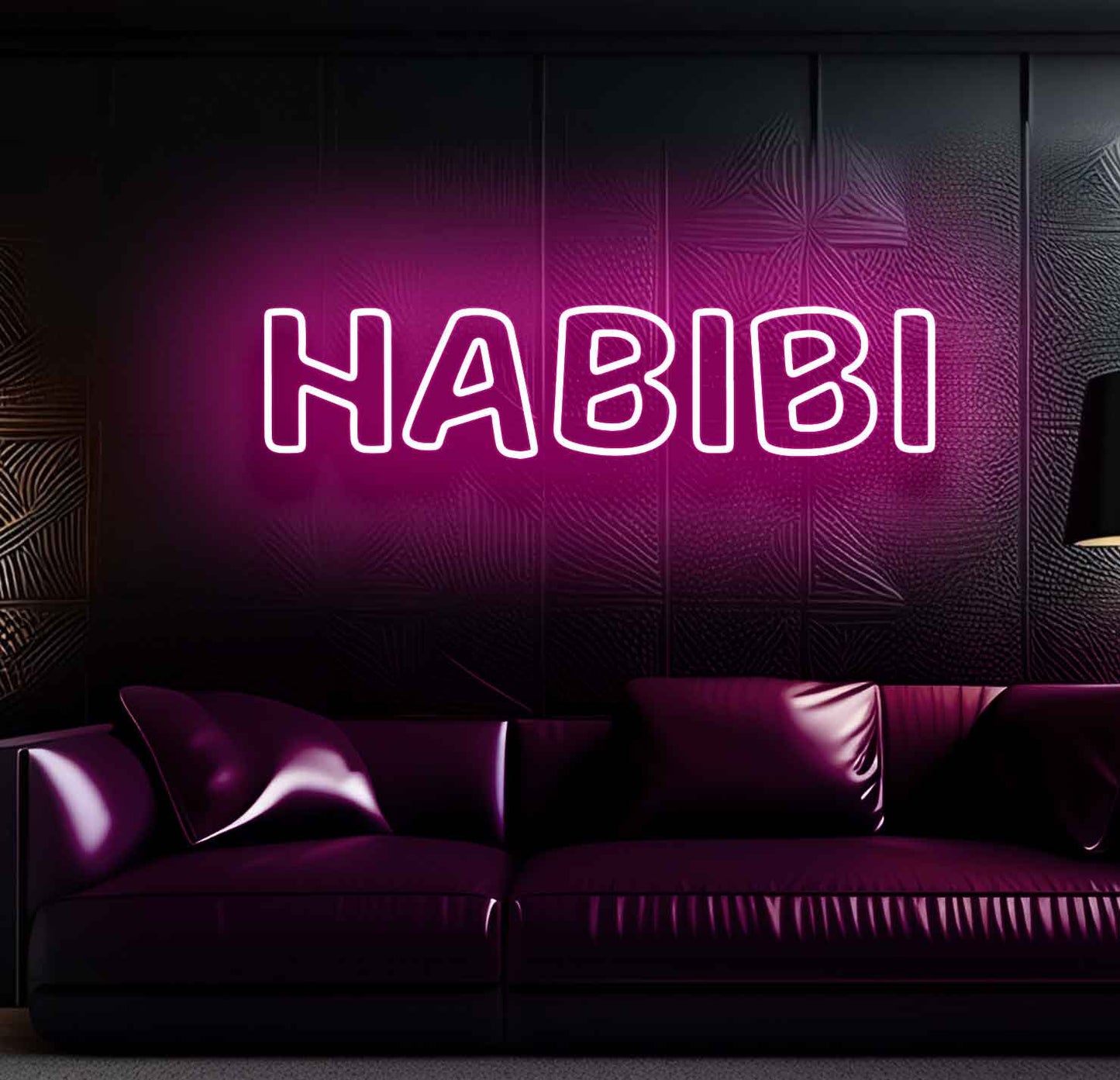 Habibi Neon Sign