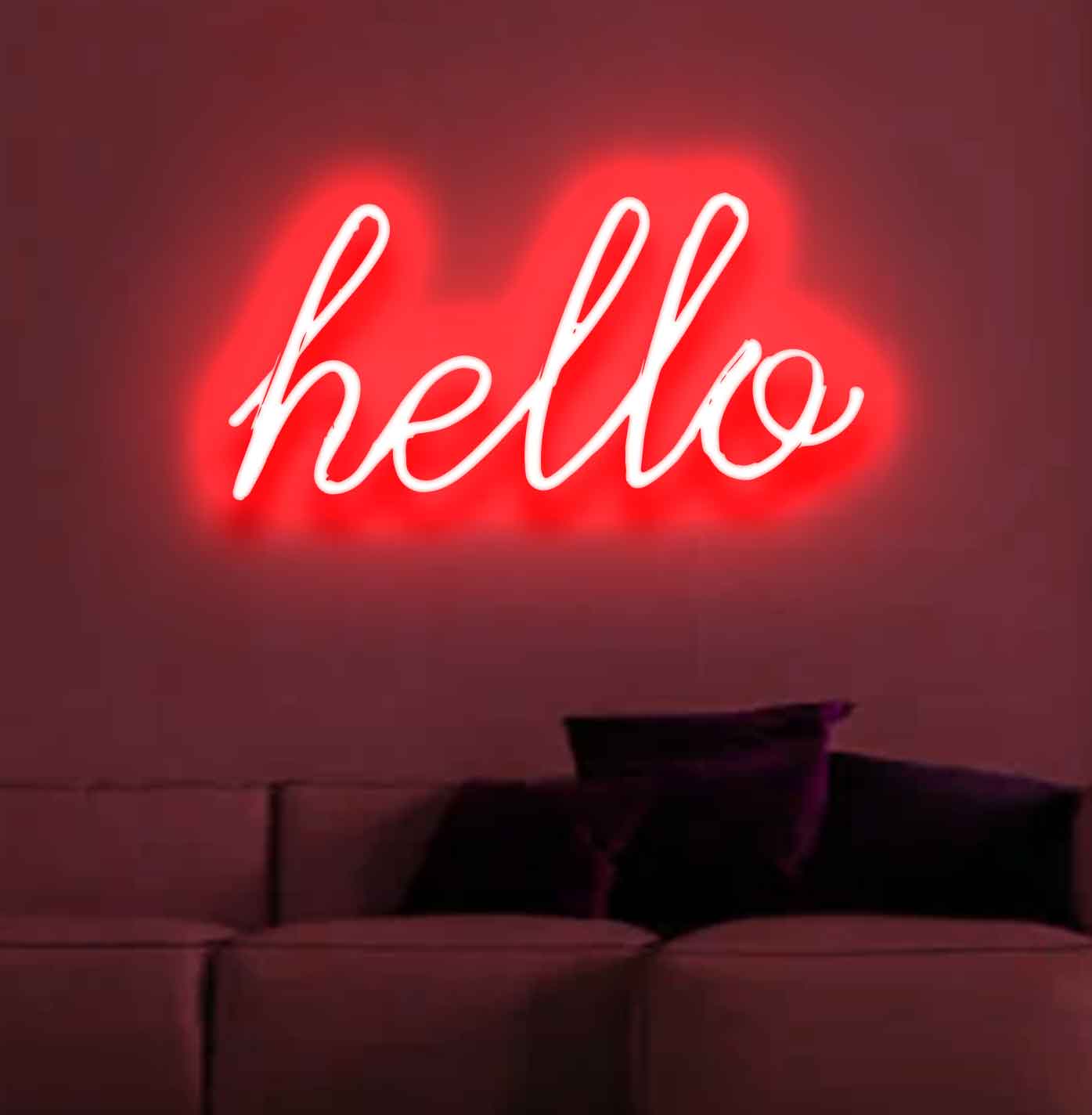 Hello Neon Sign - Neon Light