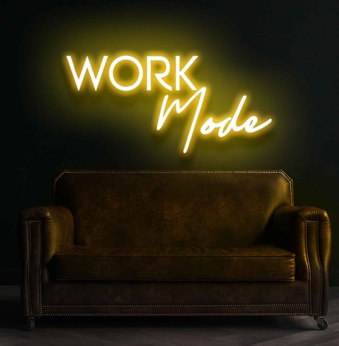 Work Mode Neon Sign