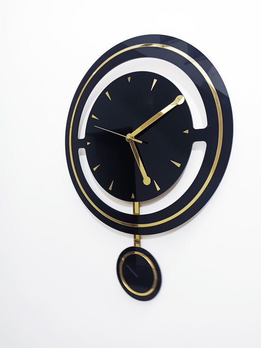 Modern design Pendulum Wall clock for home decor