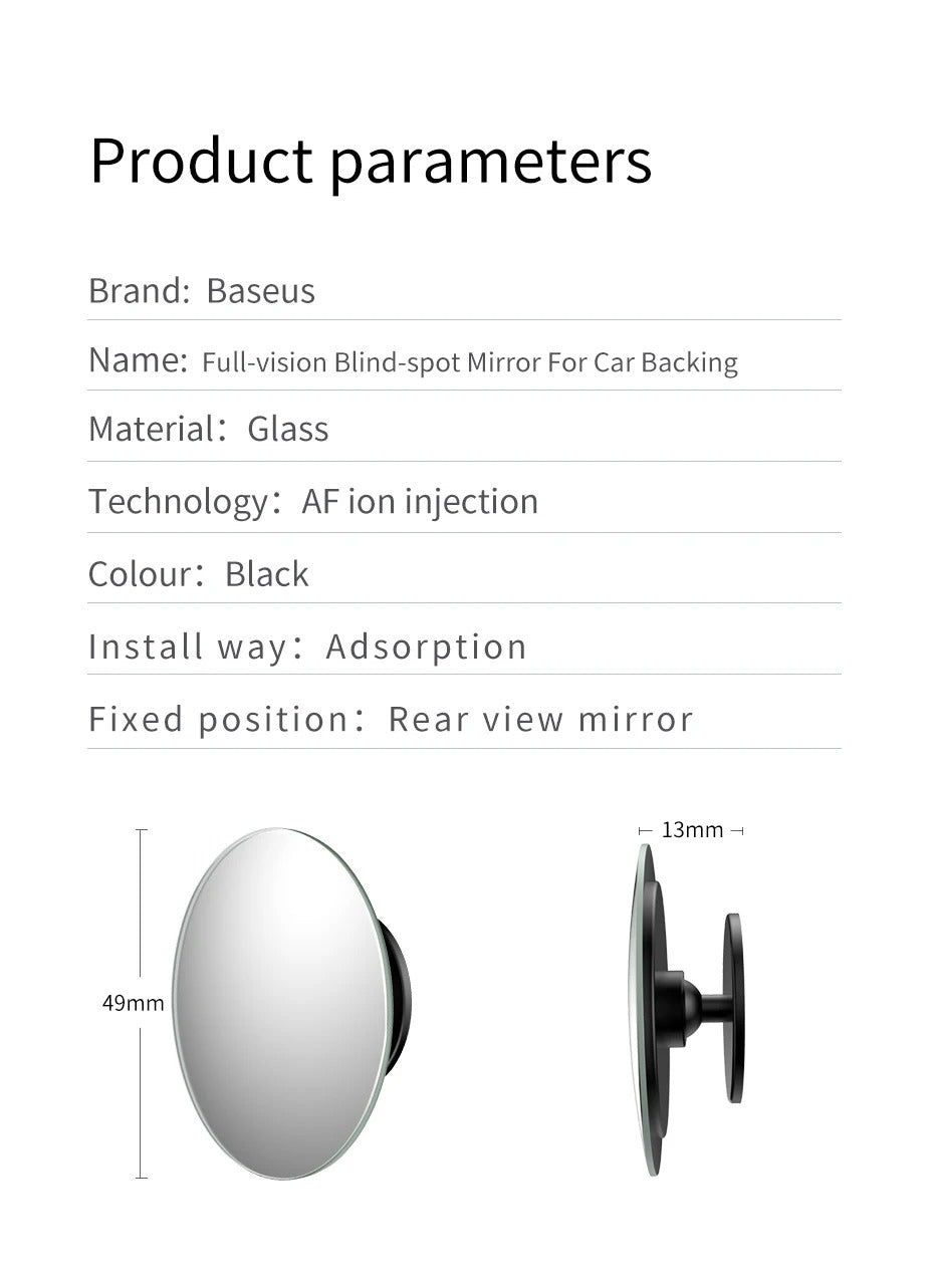 View Blind Spot Rearview Mirrors For Car