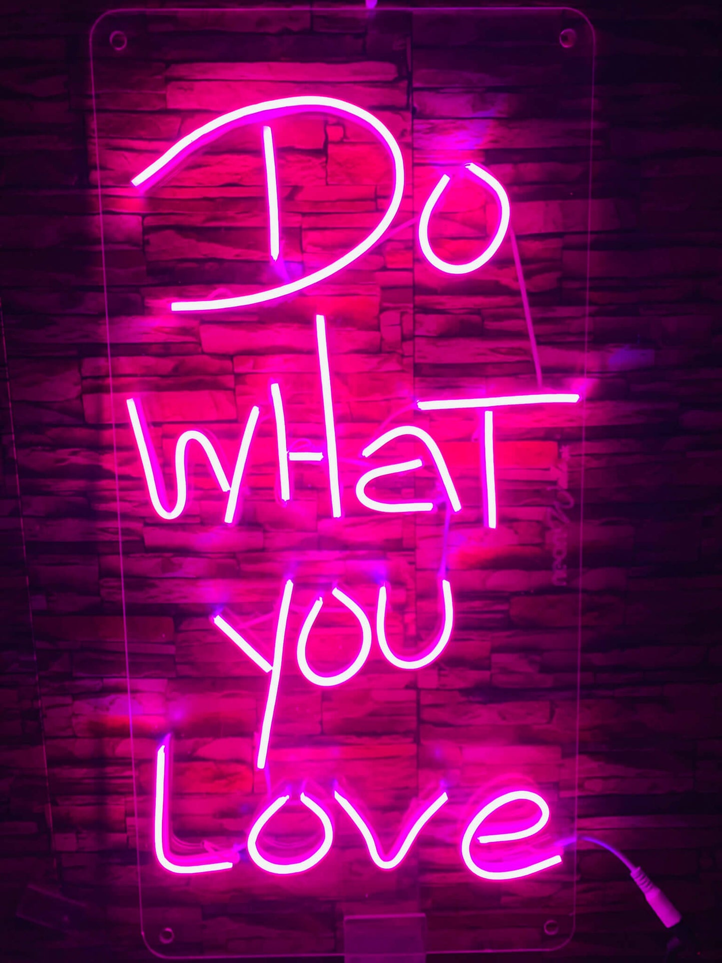 Do What You Love Neon Sign