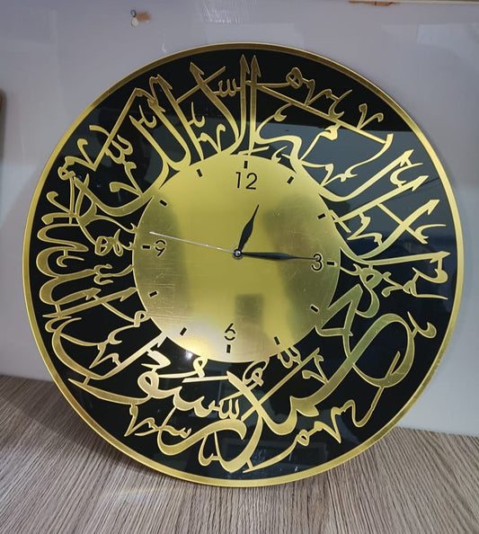 First Kalma Shahadah Islamic Wall Clocks