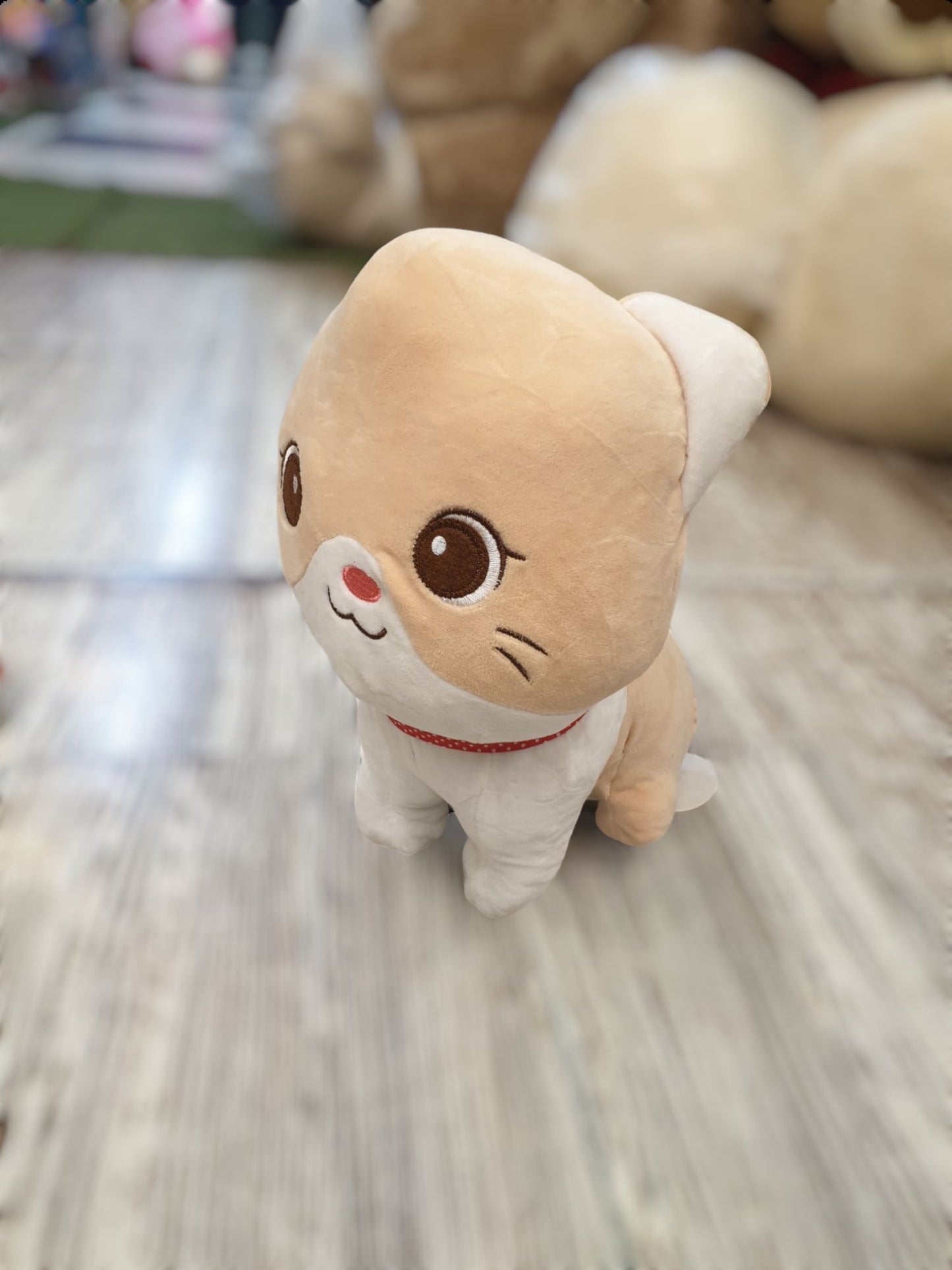 SOFT CAT SITTING 25CM