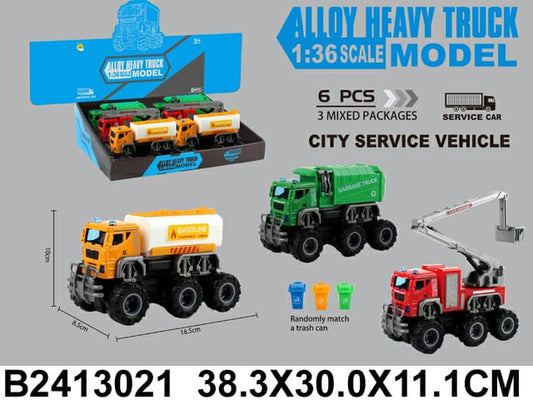 Truck Blue Box 6pcs Set