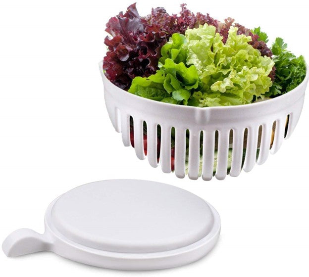 Effortless Kitchen Prep| Vegetable Salad Cutter Bowl for Quick and Easy Slicing