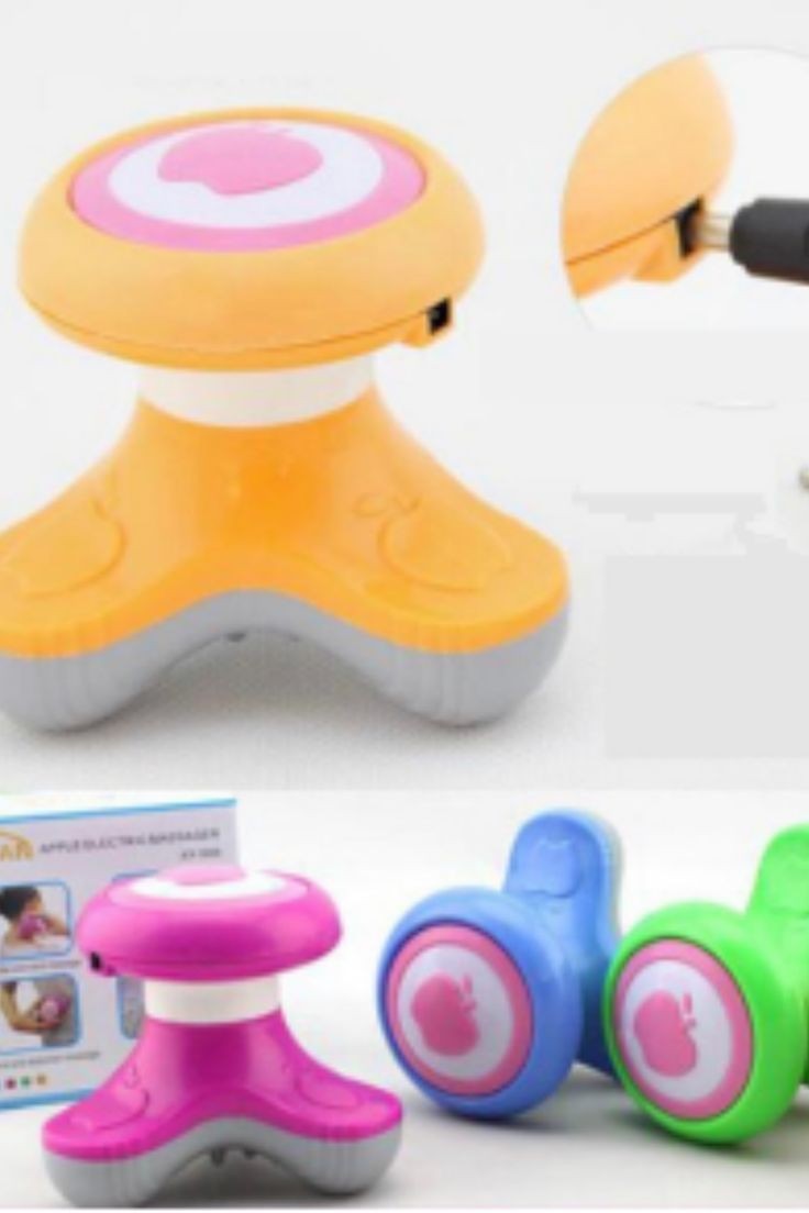 USB Mini Neck Massager Multi Function Plastic Triangle Shape