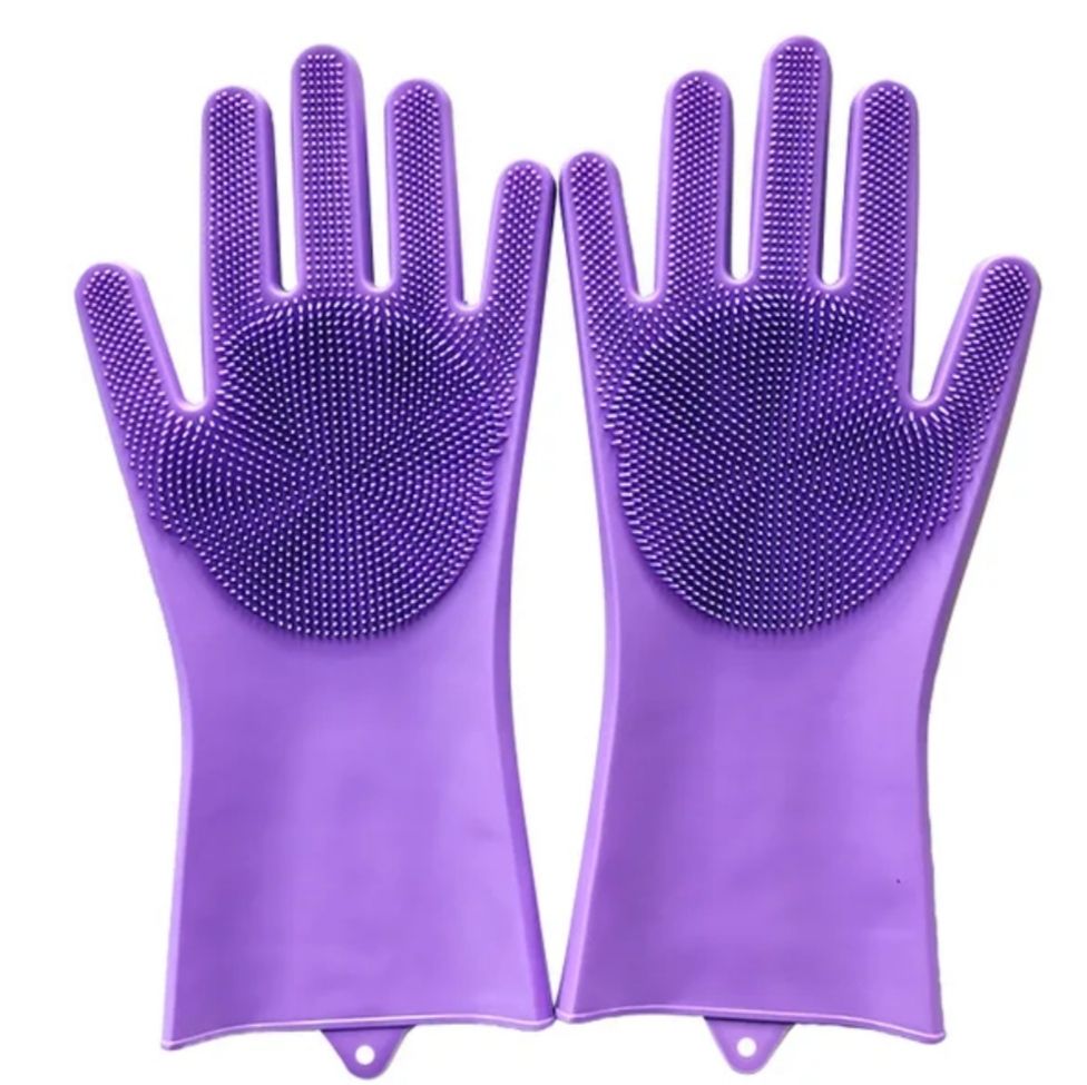 Dishwashing Cleaning Gloves Magic Silicone Rubber