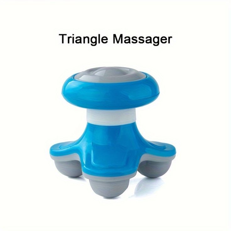 USB Mini Neck Massager Multi Function Plastic Triangle Shape