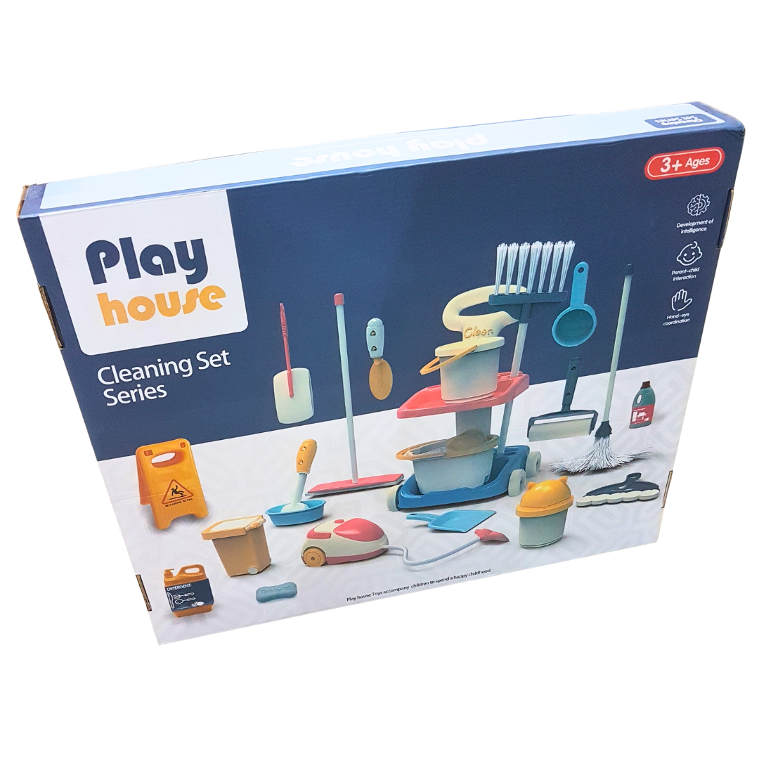 Ultimate Girls' Cleaning Playset - Perfect Gift for Ages 3-10 - Over 10 Accessories Included