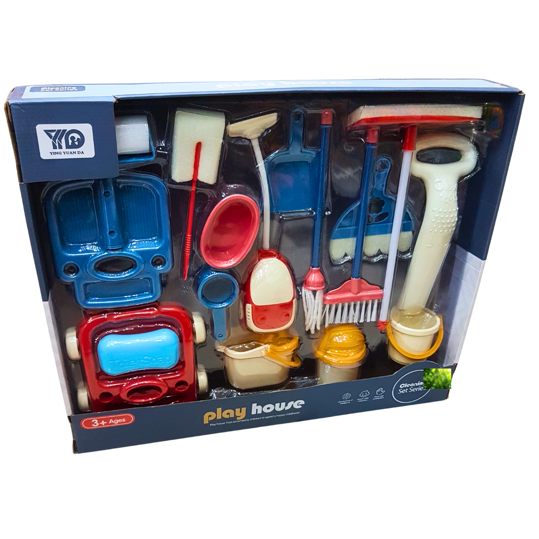 Ultimate Girls' Cleaning Playset - Perfect Gift for Ages 3-10 - Over 10 Accessories Included