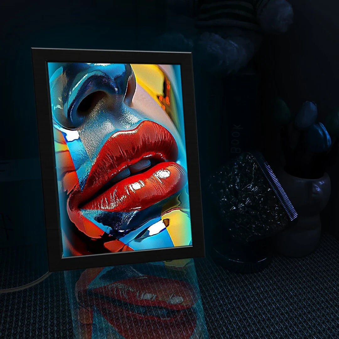 Face Art LED Light Box Poster Frames | Neon Poster Frame