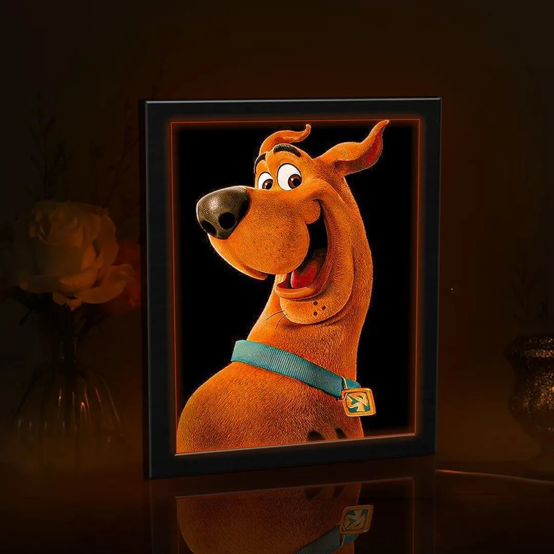 Scooby Doo Cartoon | Neon Poster Frame