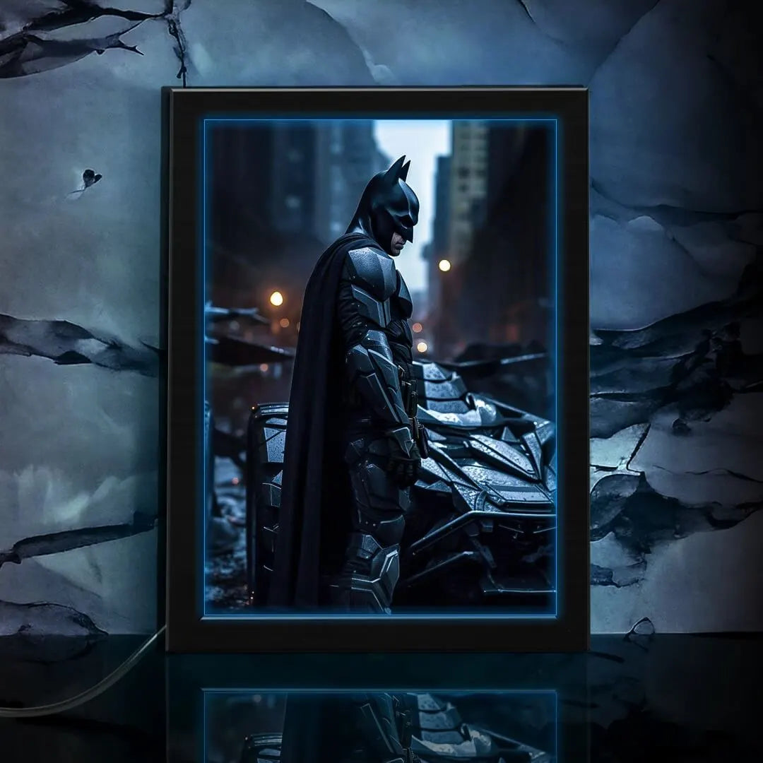 Batman Dark Knight | Neon Poster Frame