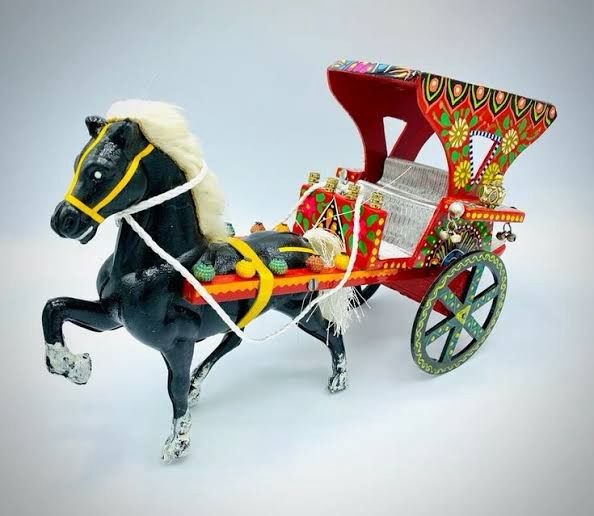 Desi Horse Cart Miniature