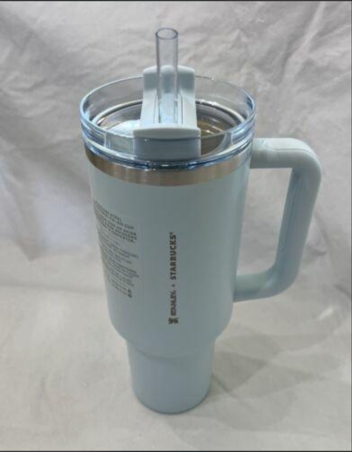 Stanley x Starbucks Spring Light Blue Tumbler with Handle 40 oz