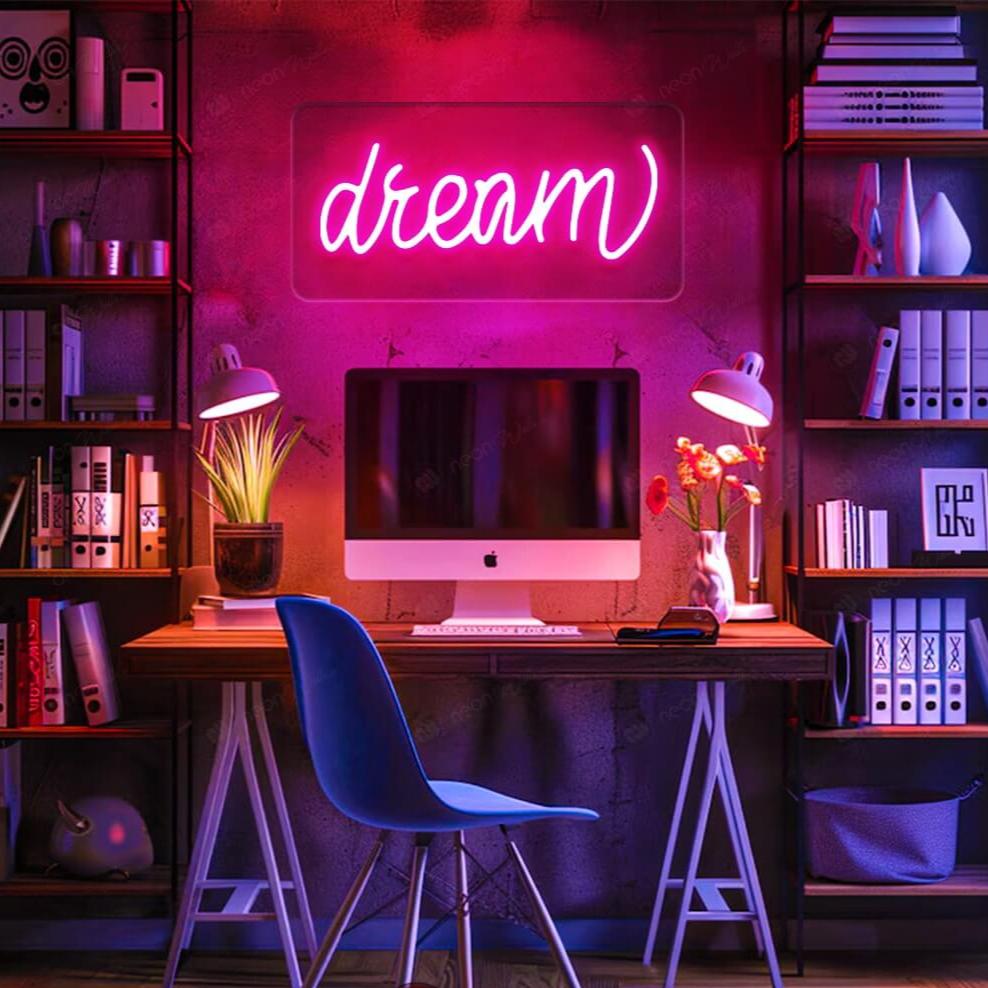 Dream Neon Sign - Illuminate Your Ambitions with Neon Brilliance Neon Light