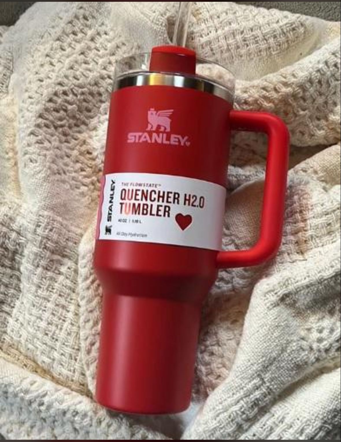 Stanley H2.0 FlowState Quencher Tumbler Red