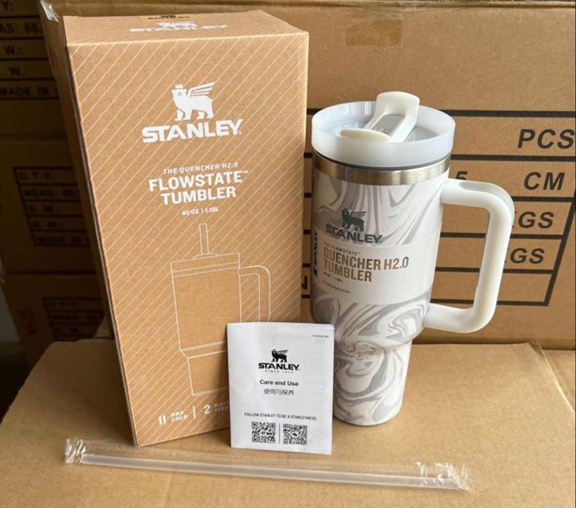 Stanley Quencher 40oz H2.0 FlowState Tumbler Insulated Thermal Coffee