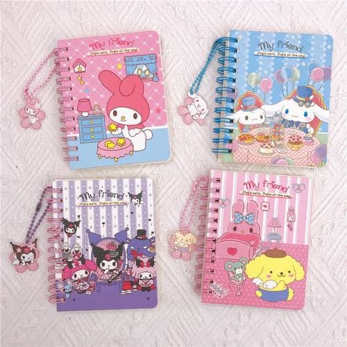 Cinnamoroll Kuromi Cartoon Kawaii  Notebook