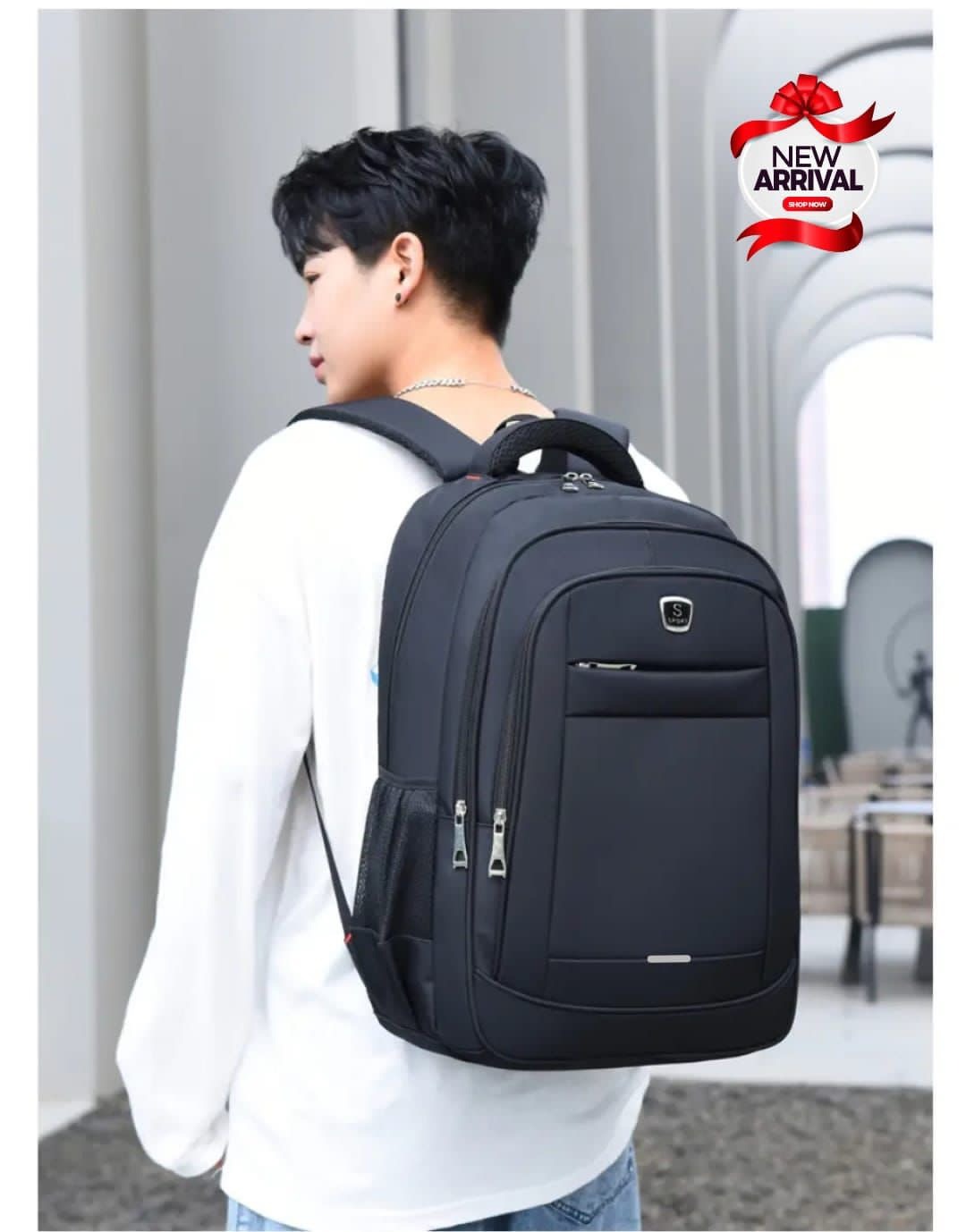 High Quality 3 Zipper School & College Bag